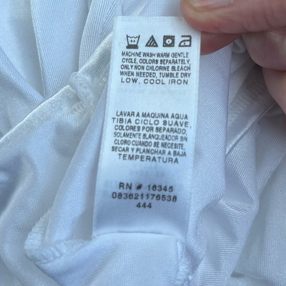 NWT’s Vanity Fair Dual Reversible Neckline Straight/V-Neck Slip Nighty Lounger - Picture 5 of 12